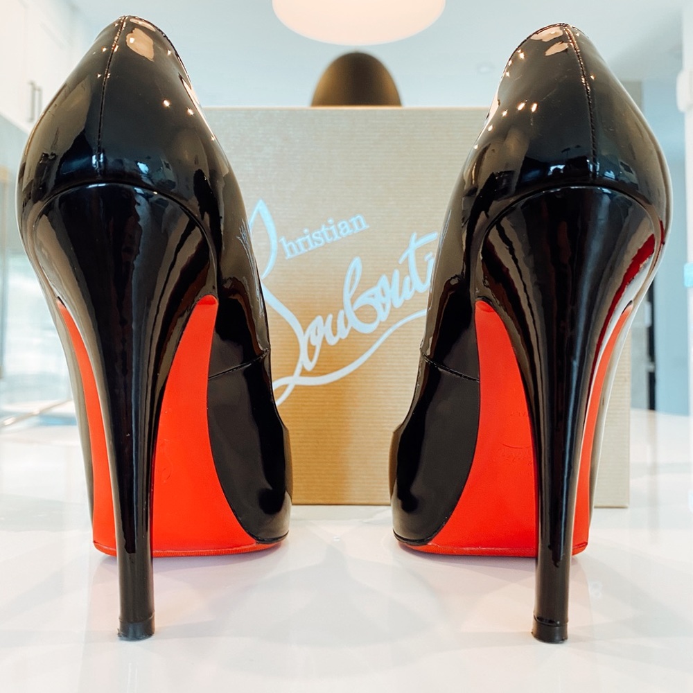Christian Louboutin Peep Toe Pumps